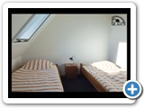 Helles Schlafzimmer für zwei Personen